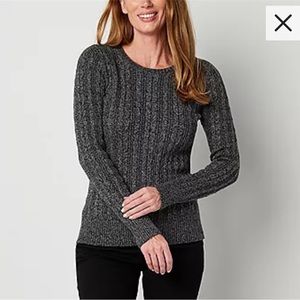 NWT St John’s Bay Crew Neck Sweater, size S